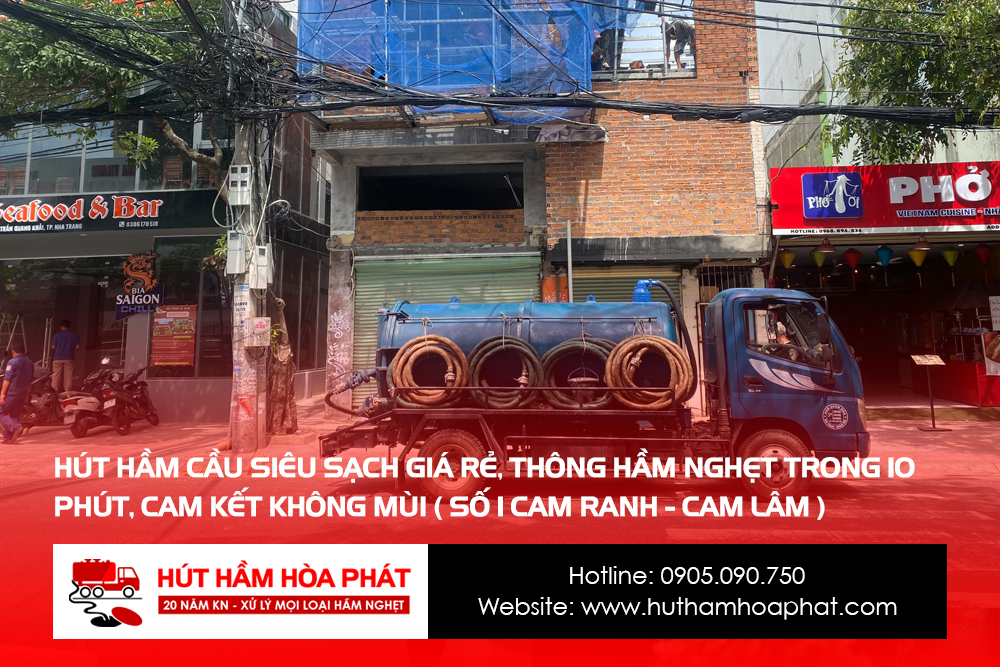 Hút Hầm Cầu Số 1 Cam Lâm-Cam Ranh, Hút Siêu Sạch, Giá Siêu Rẻ