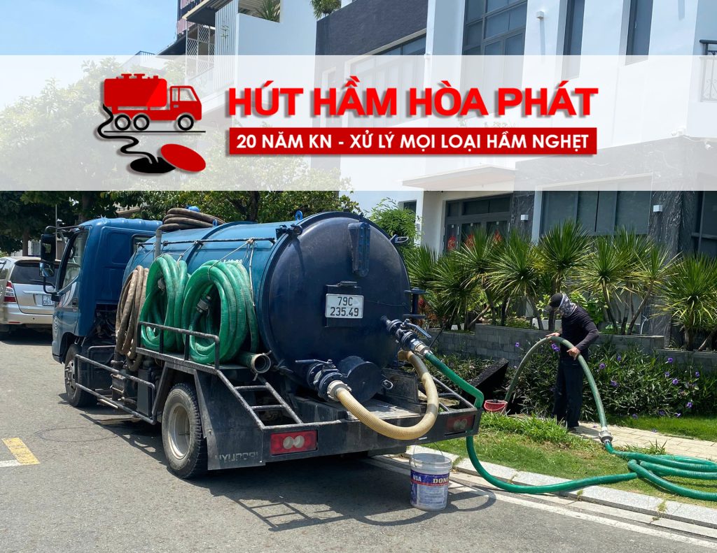 Hút hầm cầu định kỳ tại Hòa Phát NT - Cam Ranh Cam Lâm