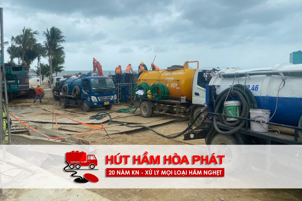 Hút hầm cầu Hòa Phát NT tại Cam Ranh Cam Lâm