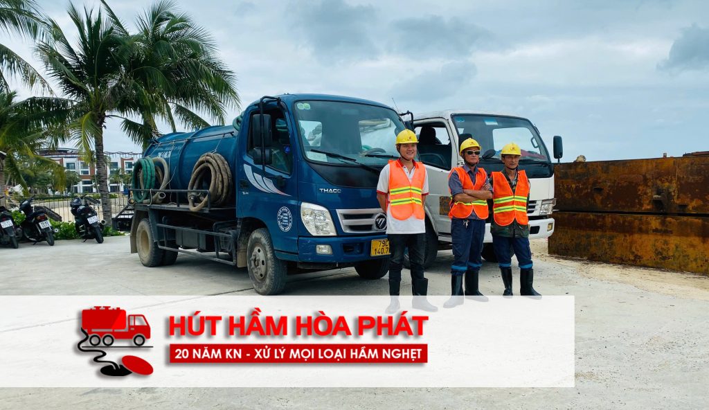 Hút hầm cầu Hòa Phát NT tại Cam Ranh Cam Lâm