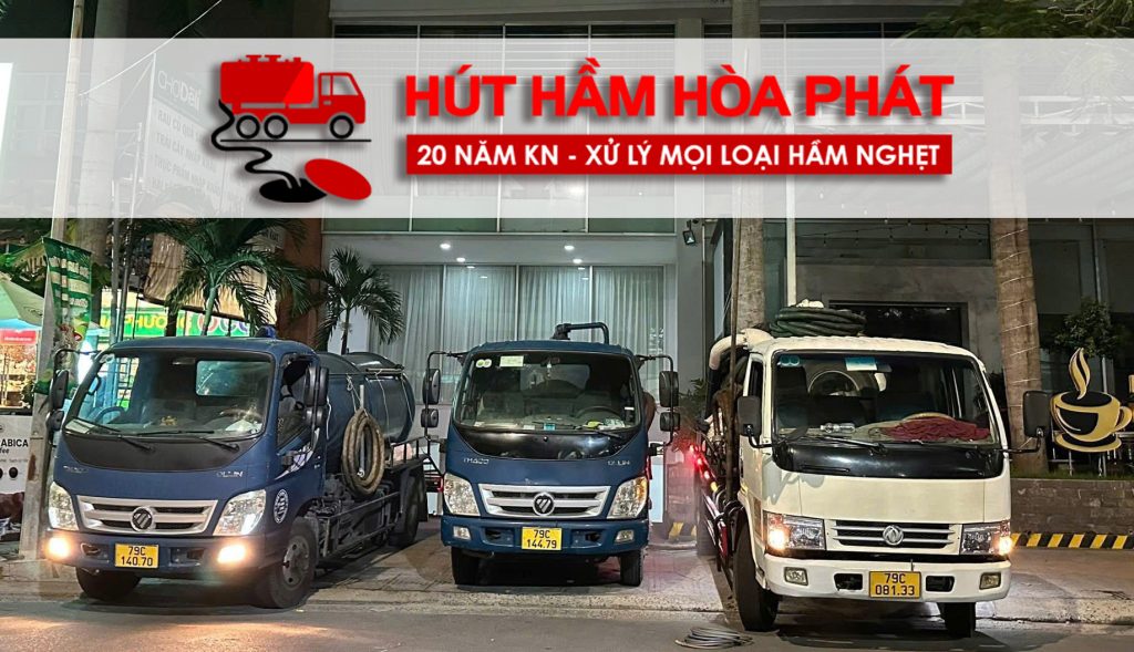 Hút hầm cầu Hòa Phát NT tại Cam Ranh Cam Lâm