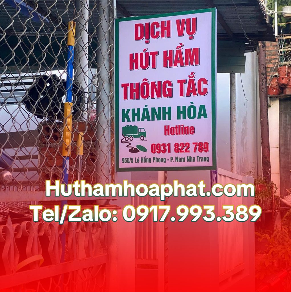 Hút hầm cầu tiết kiệm ở Khánh Hòa, đừng chỉ nhìn giá, hãy xem những gì bạn nhận được