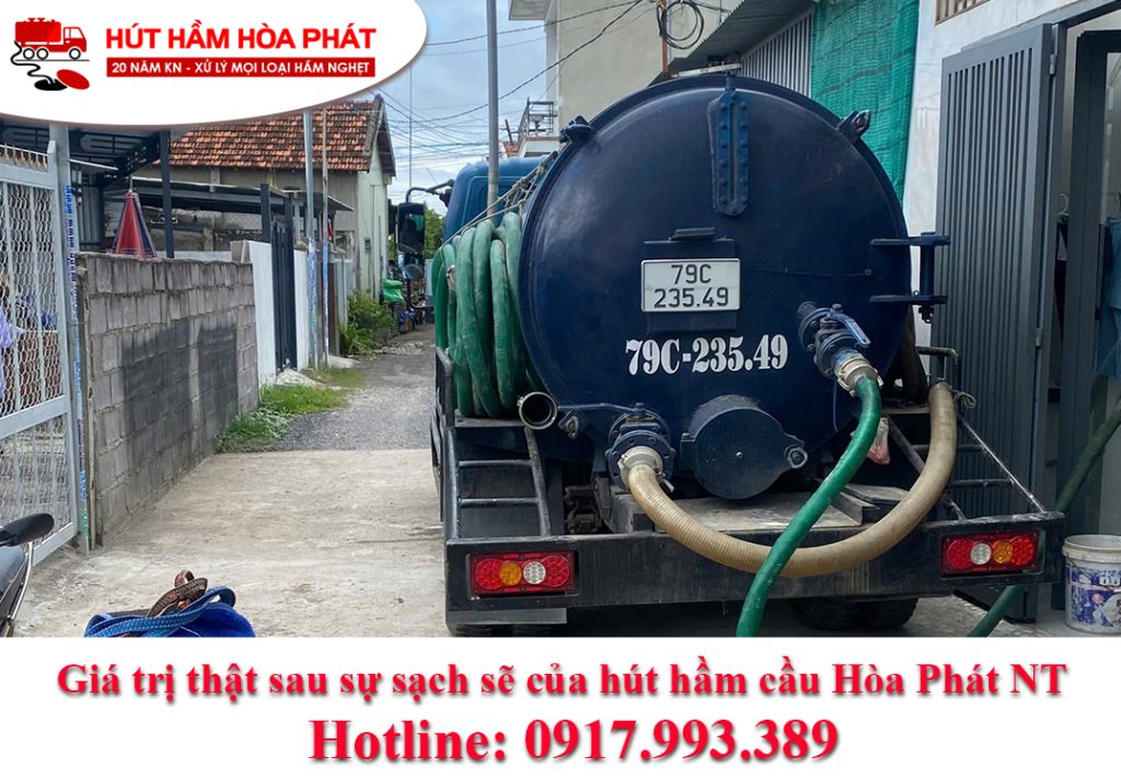 Giá trị thật sau sự sạch sẽ của hút hầm cầu Hòa Phát NT Khánh Hòa là gì?