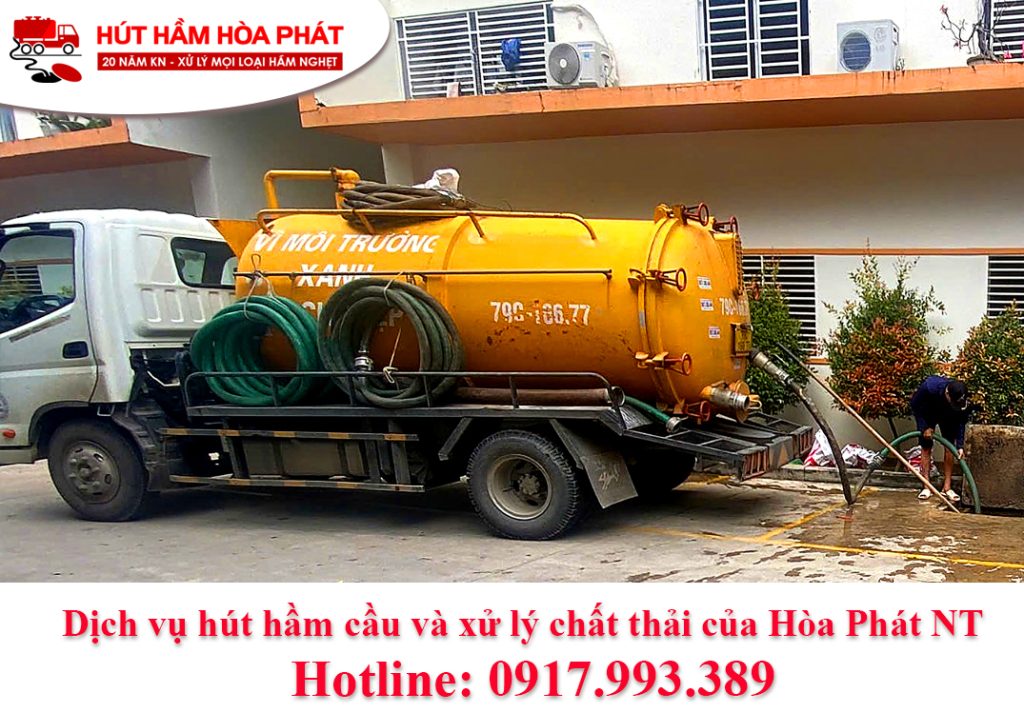 Giải pháp toàn diện từ dịch vụ hút hầm cầu Hòa Phát Khánh Hòa