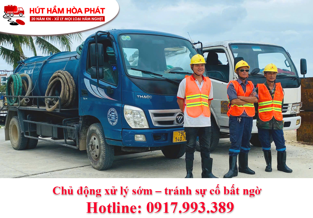 Giải pháp hút hầm cầu sạch nhanh tại Khánh Hòa – gọi Công Ty Hòa Phát 